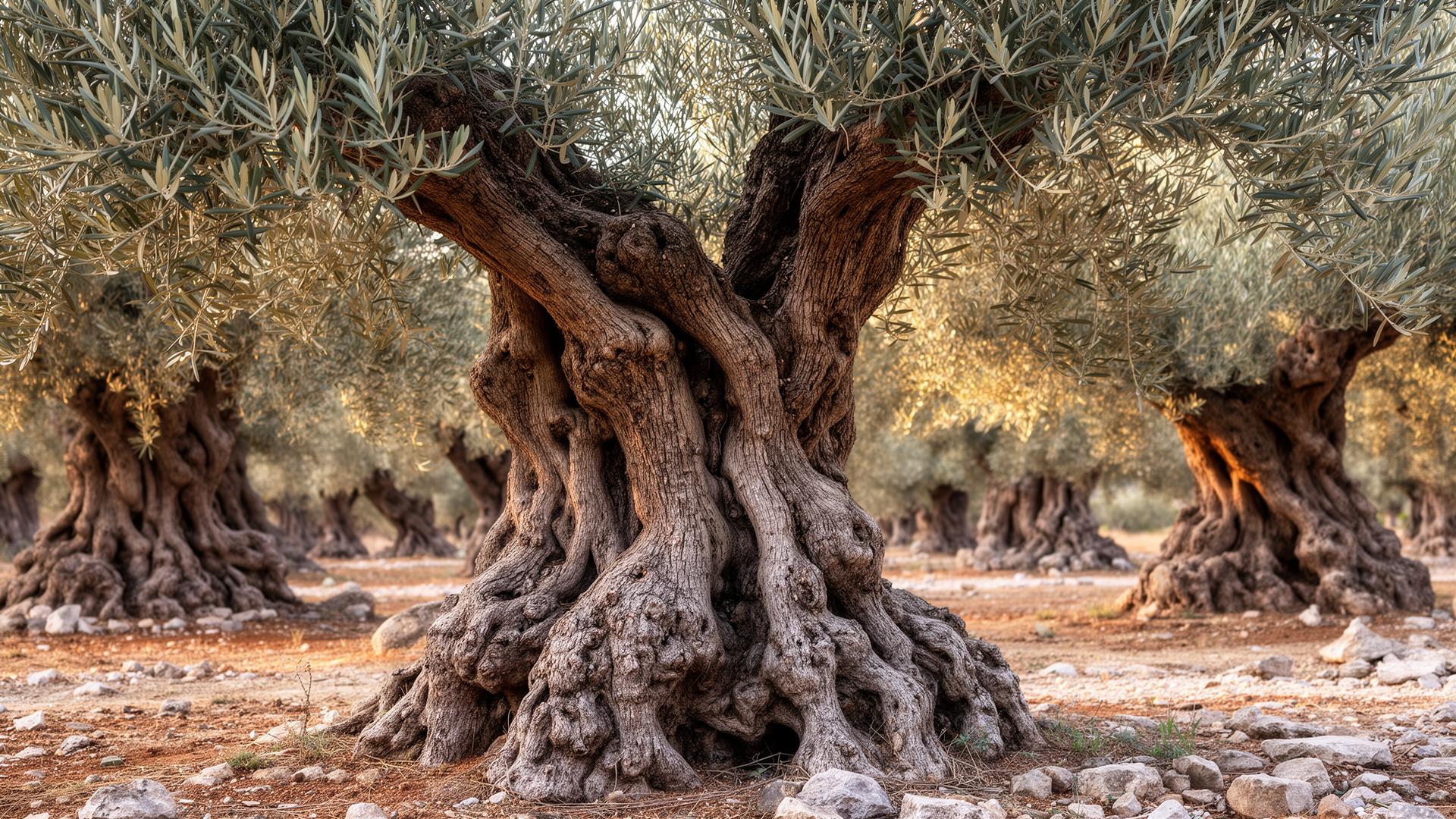 Ελαιώνας στην ανατολή